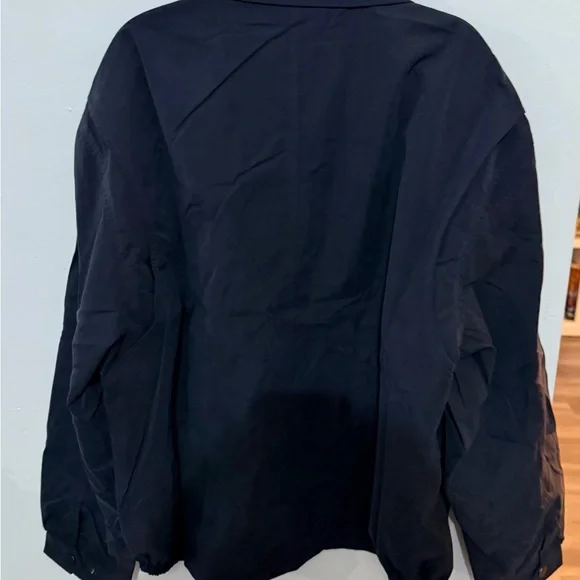 London Fog Dark Navy Microfiber Golf Jacket - Picture 5 of 10